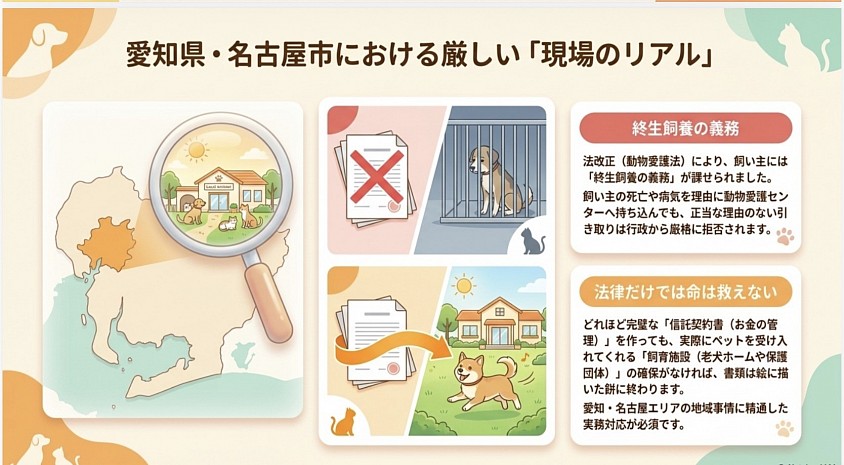 愛知県　名古屋市　ペット後見　ペット信託